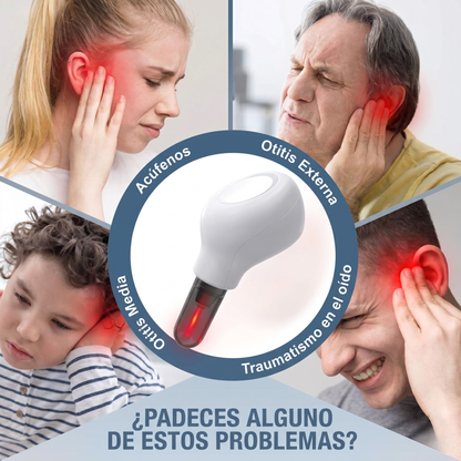 EarLux—Dispositivo Terapia de Luz Roja